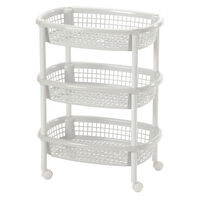 Canasta Movil Ovalada Rimax Blanco