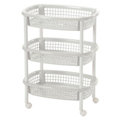 Imagen 1 del producto Canasta Movil Ovalada Rimax Blanco