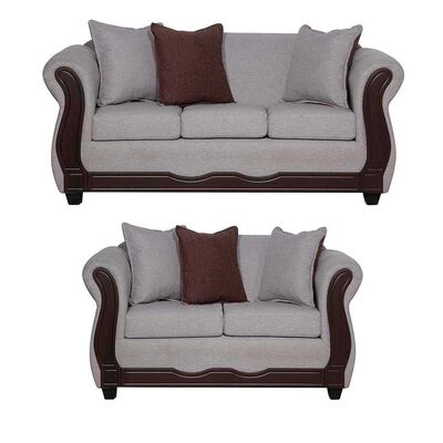 Juego de Living Black Factory Barcelona 5 Cuerpos Crema