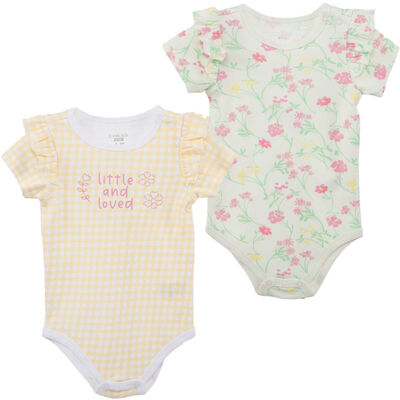 Pack 2 Body Manga Corta de Algodón Chess Baby