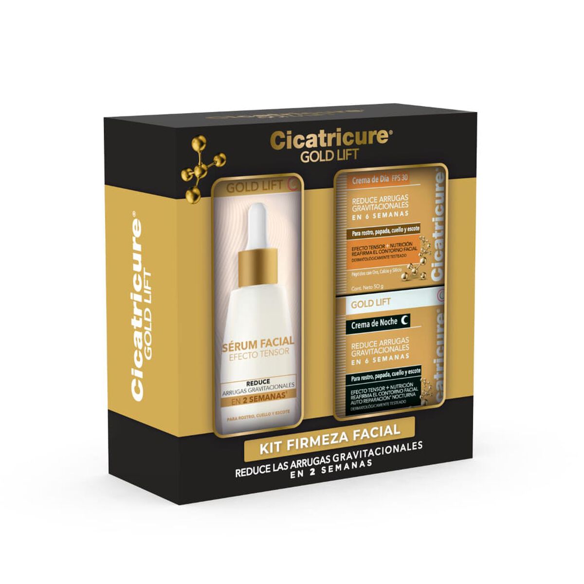 Pack Gold Lift 1 Crema Día + Crema Noche + 1 Serum Cicatricure