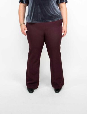 Imagen 1 del producto Pantalón Sport Mujer Extralindas Burdeo, Cafe, Negro