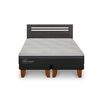 Cama Europea CIC Base Dividida 2 Plazas Hybrid Plus Infinity + Respaldo Munich
