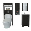 Combo Espejo + Mueble Lavamanos + Mueble Auxiliar  + Optimizador Baño TuHome Bath 300