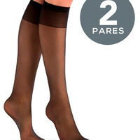 Pack 2 Mini-Media Mujer Monarch Negro, Beige, Cafe