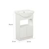 Vanitorio CIC Cannes 2 Puertas Blanco
