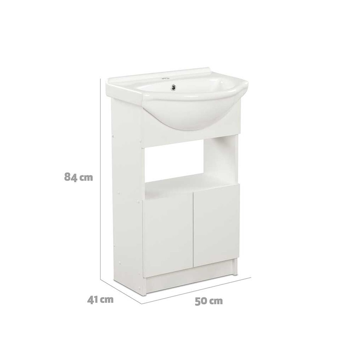 Vanitorio CIC Cannes 2 Puertas Blanco