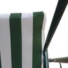 Sillón Columpio para Terraza Casanova 3 Cuerpos Verde Blanco