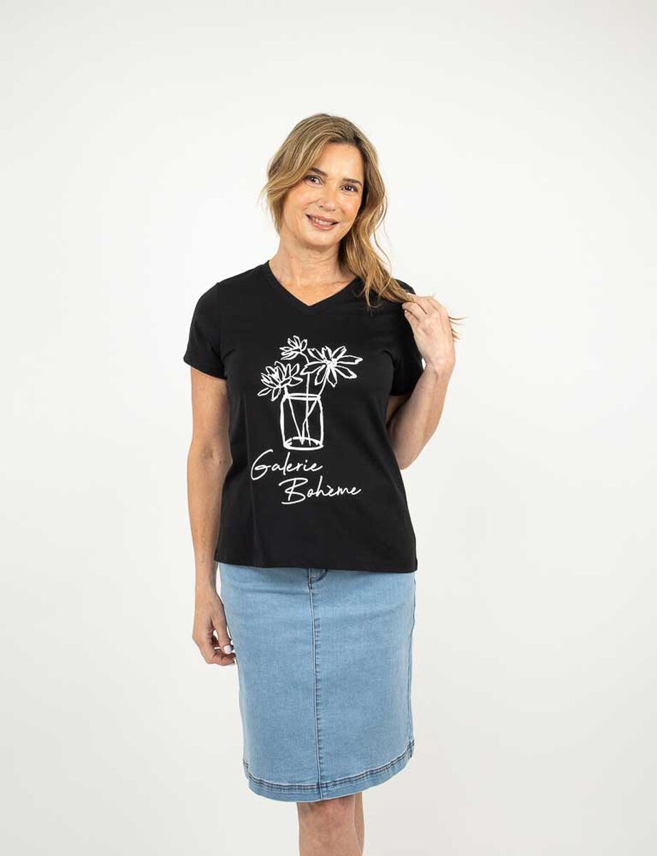 Polera Manga Corta Mujer Portman Club