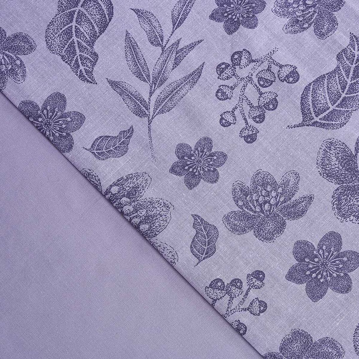 Juego de S&aacute;banas American Family 2 Plazas Lavande 144 Hilos Morado