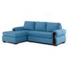 Sof&aacute; Seccional Living Factory Oregon 4 Cuerpos Azul