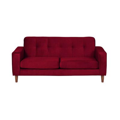 Sof&aacute; Latam Home Salermo Tela Velvet 2 Cuerpos Burdeo