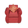 Juego de Living Almore Francia Sof&aacute; 3 Cuerpos + Dos Sillones 1 Cuerpo Rojo