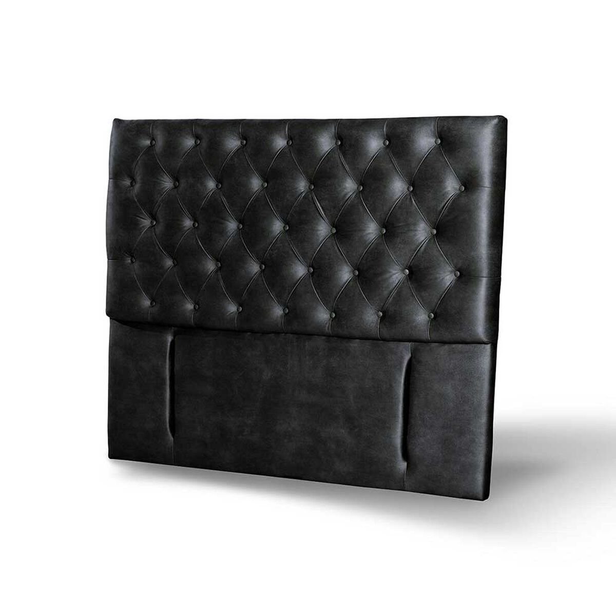 Respaldo Latam Home King Florencia Cuero Negro