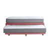 Cama Nido Latam Home 1,5 Plazas Zen Best Tela Palo Rosa