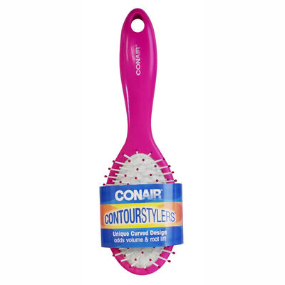 Cepillo Ovalado Acolchado Contour Stylers Rosado