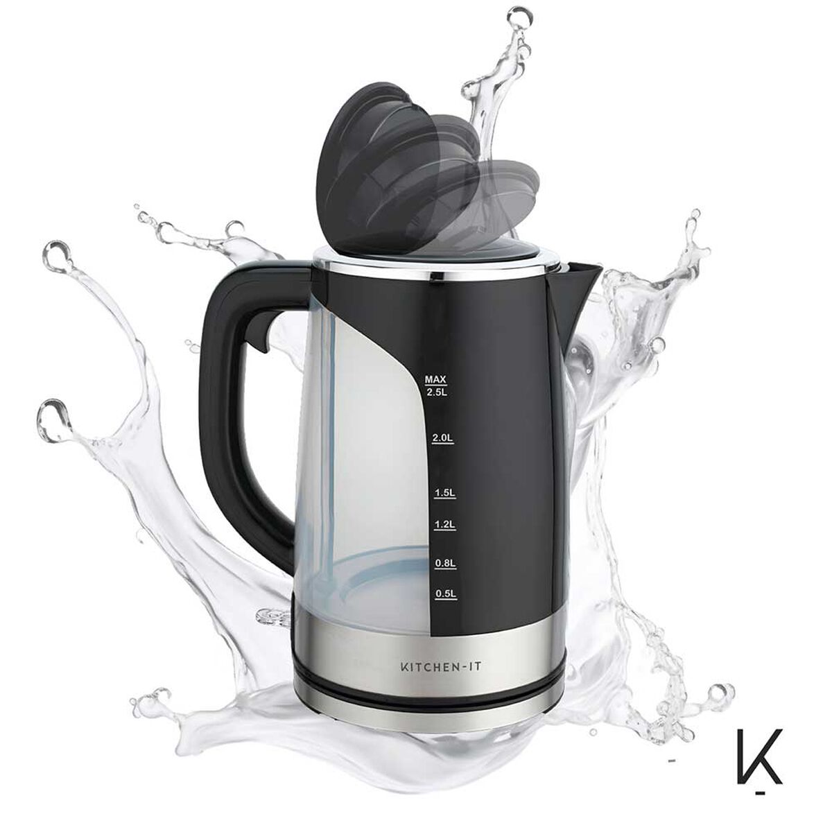 Hervidor El&eacute;ctrico Kitchen-it Big Edition 2,5 lts.