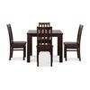 Juego de Comedor CIC Ñuble Chocolate 4 Sillas
