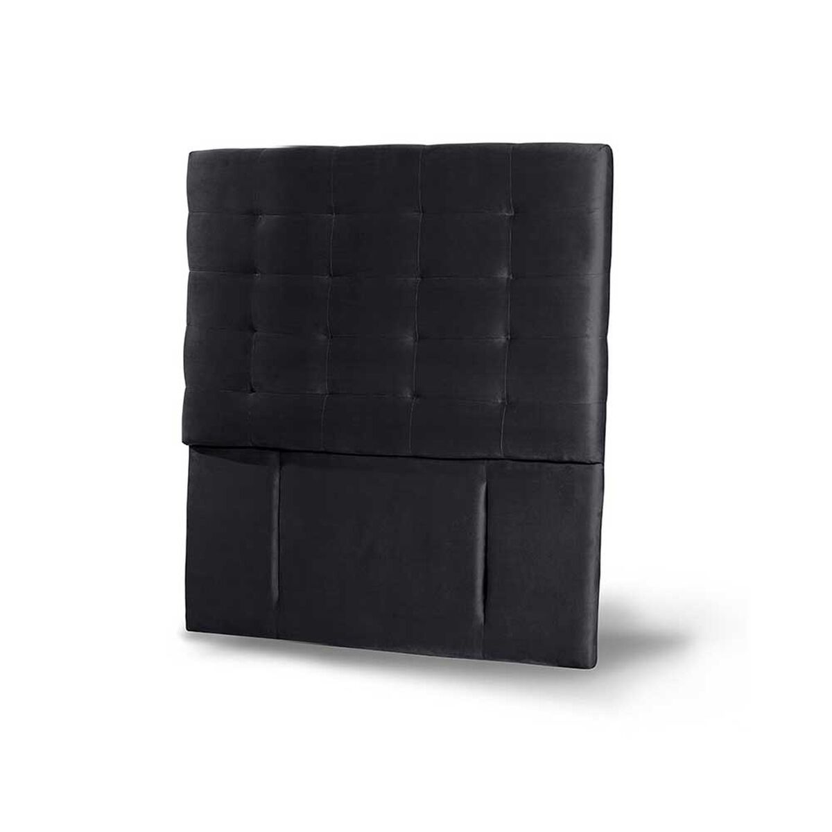 Respaldo Latam Home 1,5 Plazas Napoles Tela Velvet Negro