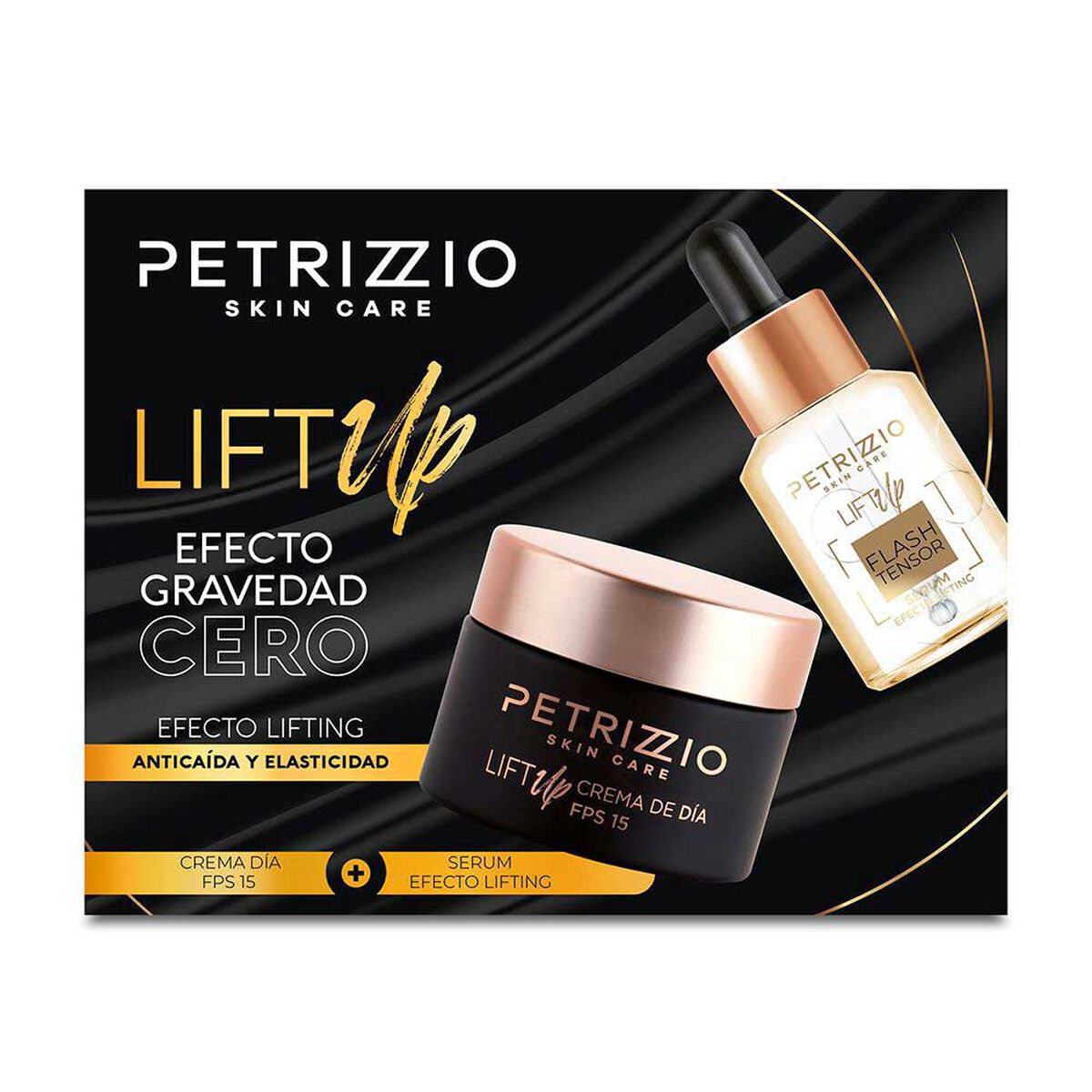 Set Lift Up Efecto Gravedad Cero Crema + Serum Petrizzio