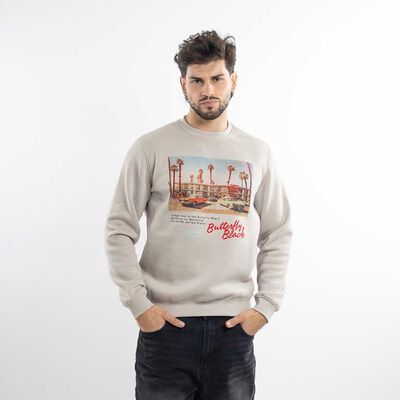 Poler&oacute;n Con Estampado Hombre Cutback
