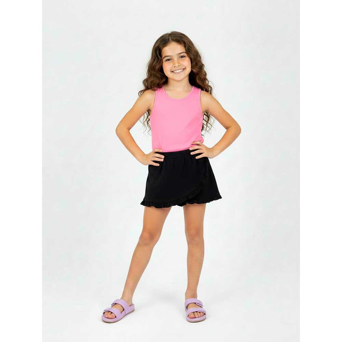 Short Falda Ni&ntilde;a Chess