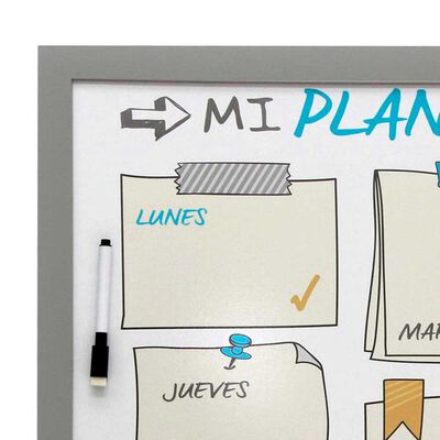 Imagen 2 del producto Pizarra Plástico Vgo Teenager 40 x 60 cm Gris