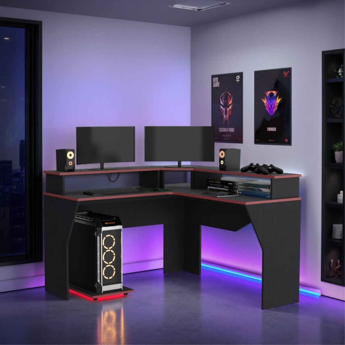 Escritorio Gamer TuHome Guma Wengue