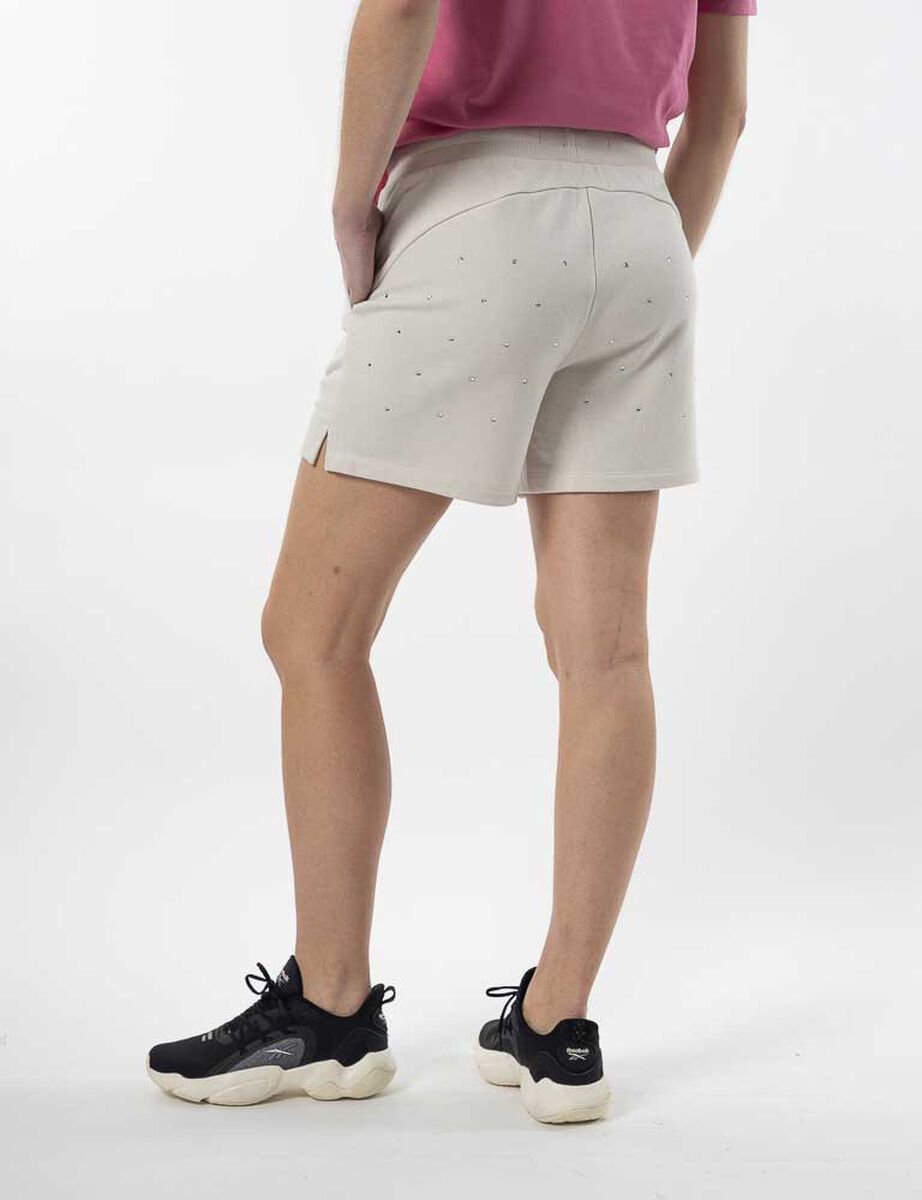 Short Deportivo Brillos Mujer Black County