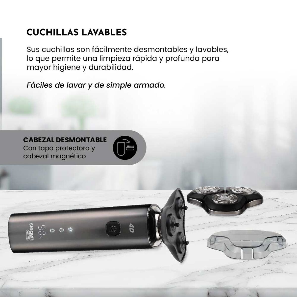 Afeitadora Siegen SG-7220 3 en 1