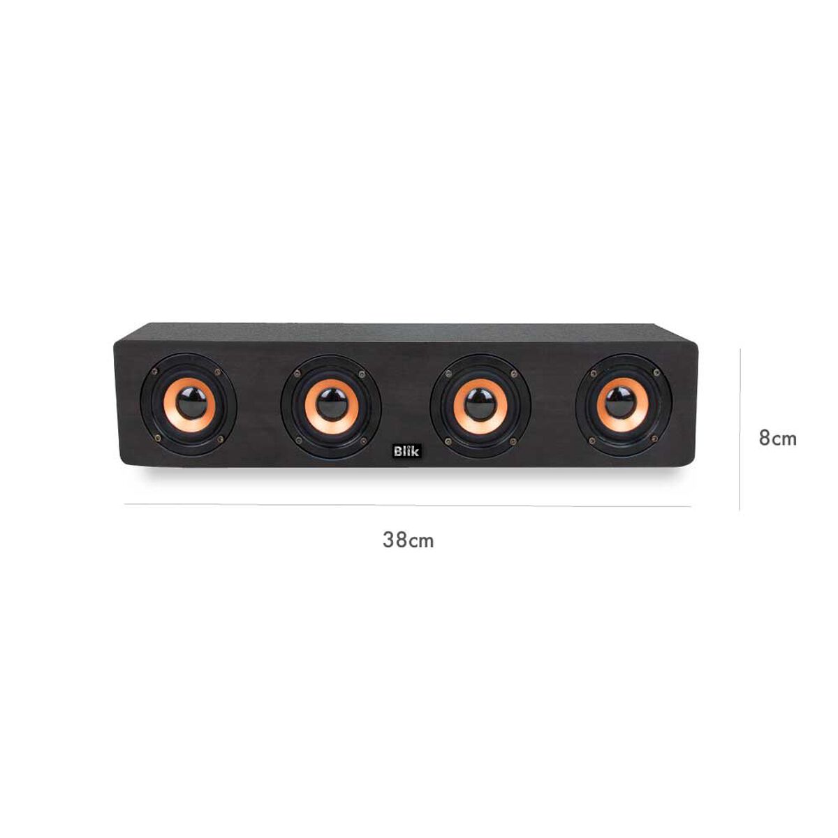 Parlante Bluetooth Blik Rockwood Negro