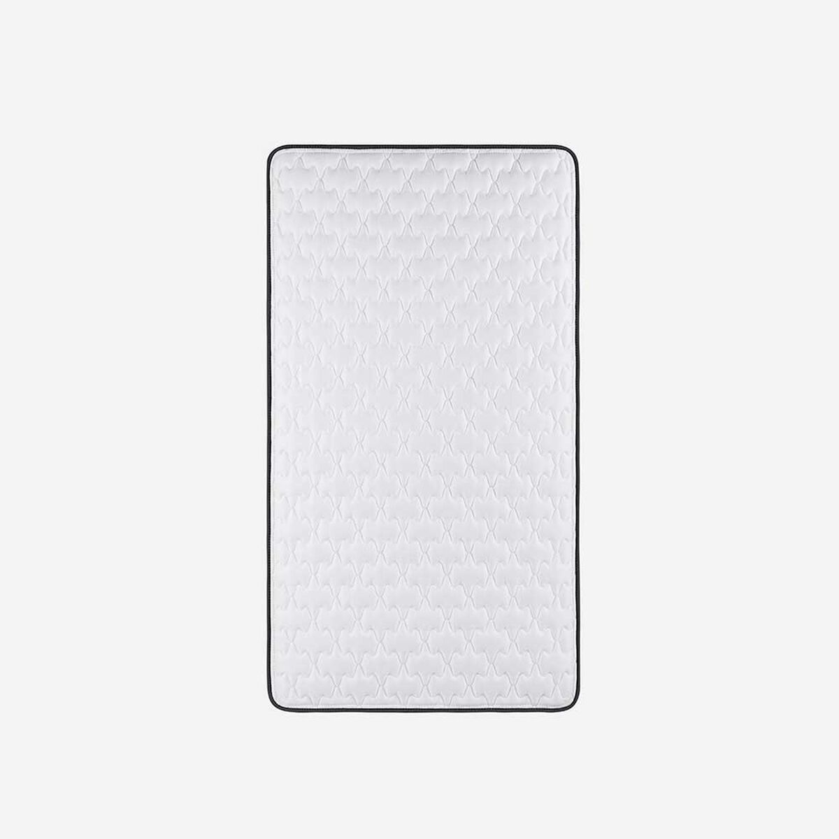 Cama Europea Rosen 1,5 Plazas Wave + Respaldo + Velador Tabor Grafito