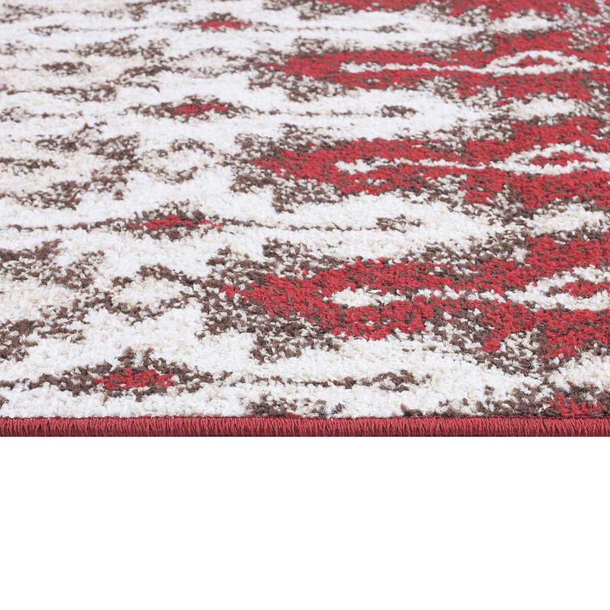 Alfombra Dib Kaleb 50 x 90 cm Rojo