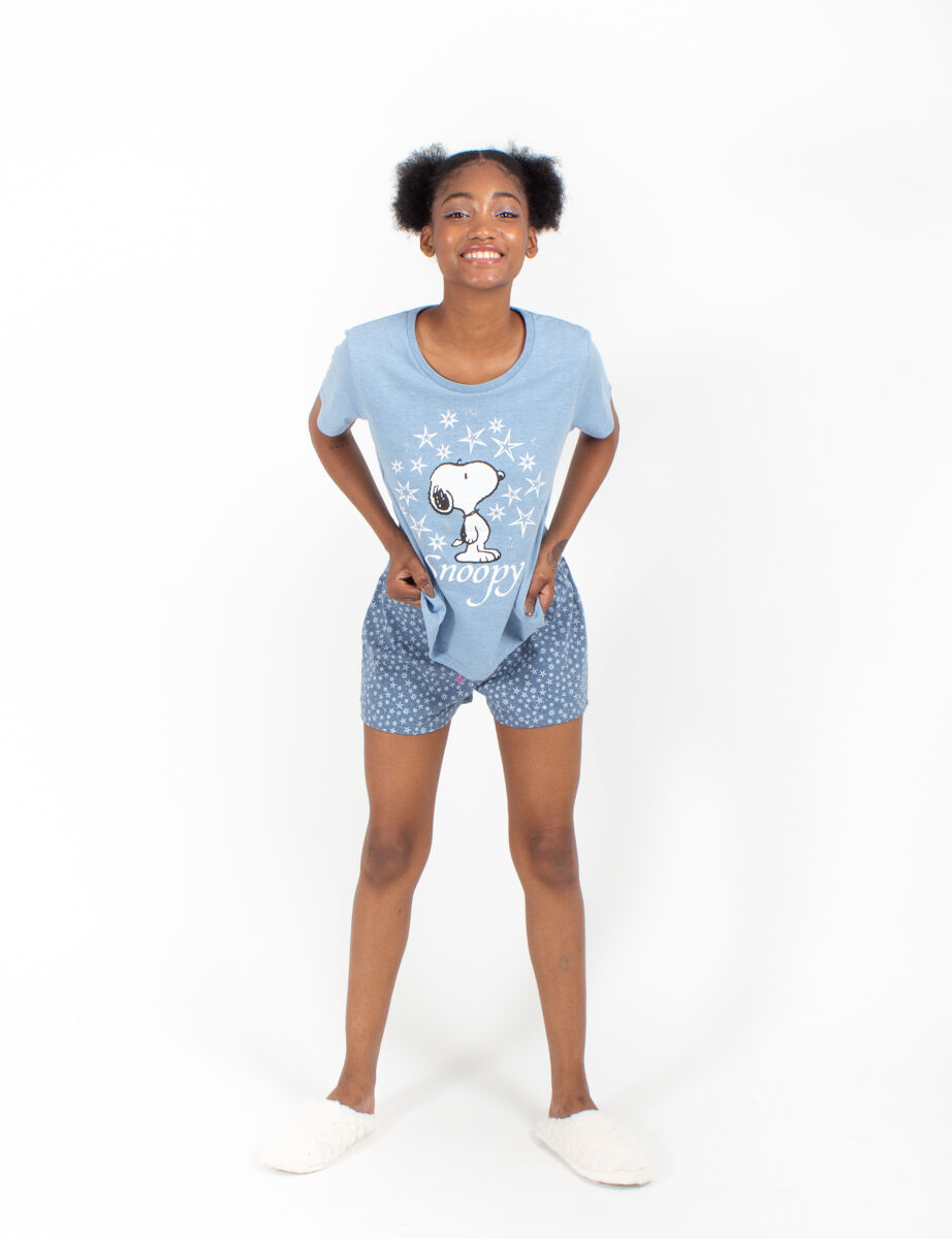Pijama Manga Corta Mujer Snoopy