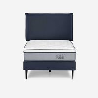 Cama Europea Rosen 1,5 Plazas Indie + Respaldo Maurice