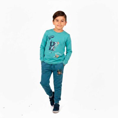 Polera Manga Larga Algod&oacute;n Ni&ntilde;o Chess