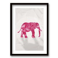 Cuadro Decorativo Retela Elephant Pink 50 x 35 cm