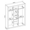 Clóset Onessta Vero 3 Puertas 2 Cajones Beige