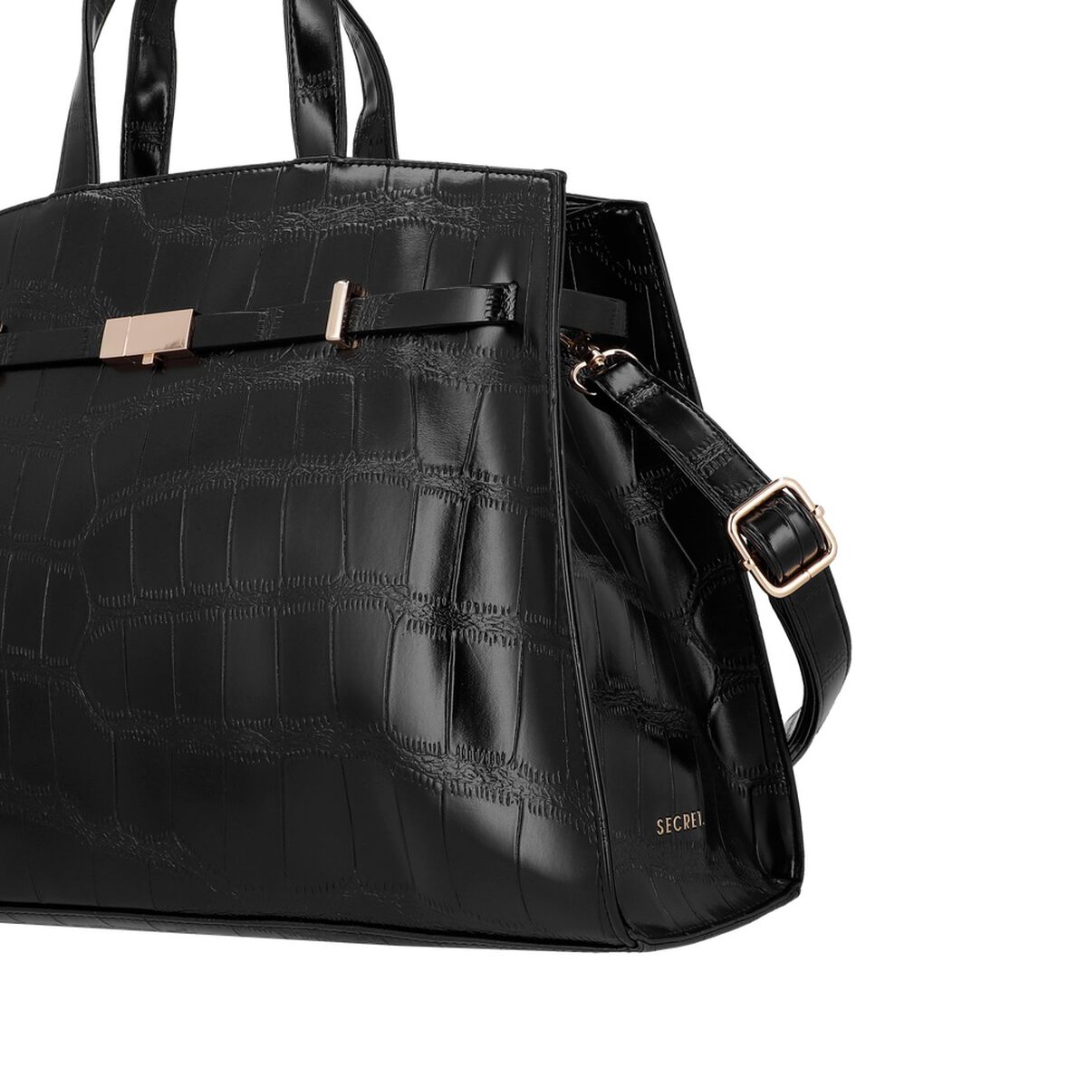 Cartera Tote Secret Monsaraz SC7 Mediana Negro