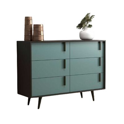 Imagen 2 del producto Cómoda Onessta Tulipa 6 Cajones Nogal Grafito