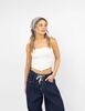 Strapless Crochet Mujer Icono