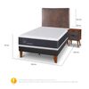 Cama Europea CIC 1,5 Plazas New Ortopedic + Respaldo Baker + Velador