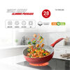 Wok Aluminio Thomas 28 cm Rojo