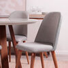 Juego de Comedor Decocasa Bennet Redondo 4 Sillas Gris