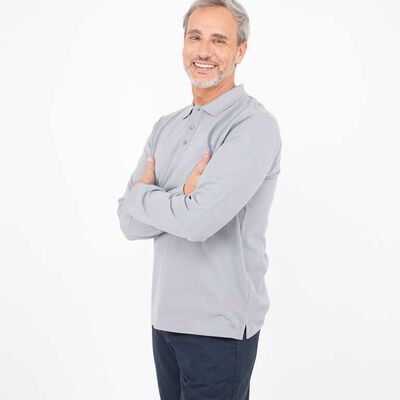 Polera Manga Larga Hombre Portman Club Gris, Navy, Negro