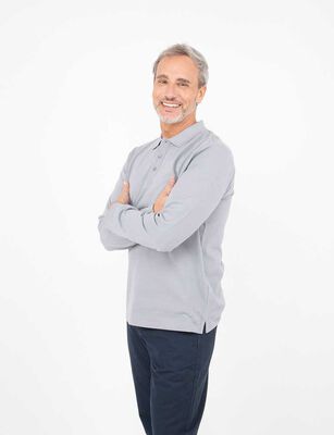 Imagen 1 del producto Polera Manga Larga Hombre Portman Club Gris, Navy, Negro