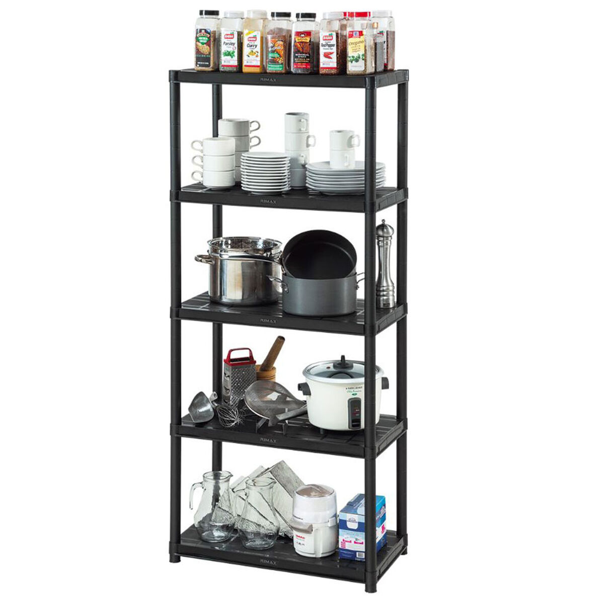 Estante Plástico Rimax de 5 Peldaños 15"