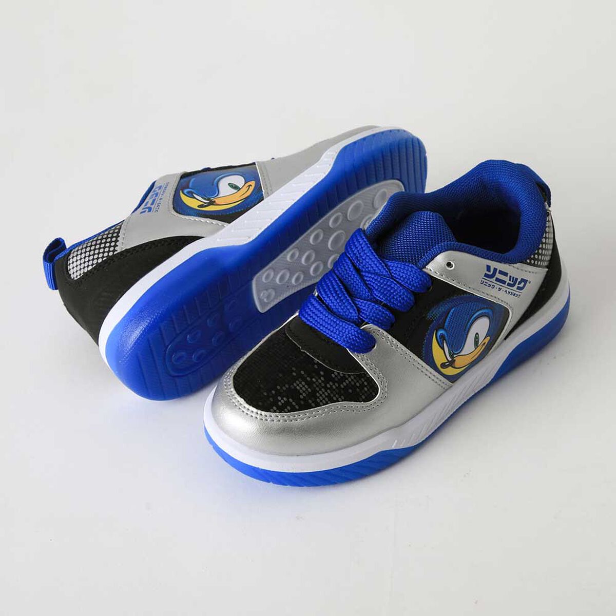Zapatilla Con Luces Letra China Ni&ntilde;o Sonic