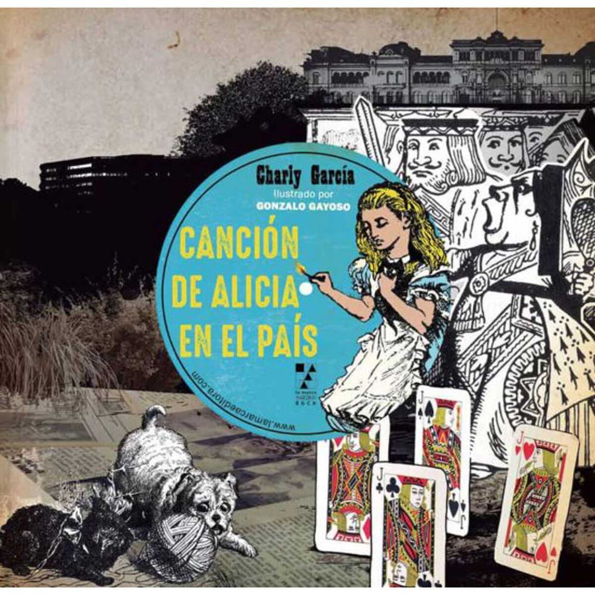 Libro Canción de Alicia en el País Charly García Editorial La Marca Editora