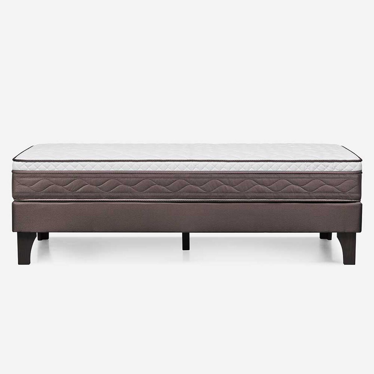 Cama Europea Rosen 1 Plaza New Style 4 Plus